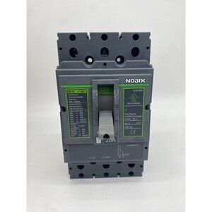 Noark 20A Molded Case Circuit Breaker, 3 Pole (Up to 600 VAC) | M1S20T3L‎